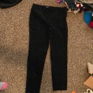 Worth brand black corduroy pants